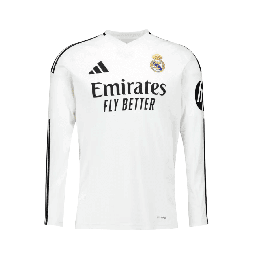 Camiseta Del Real Madrid 24/25 1ª Equipación Manga Larga