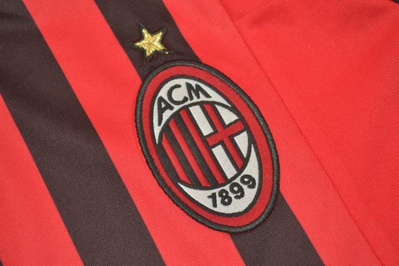 Camiseta Retro AC Milan 07/08 Personalizada