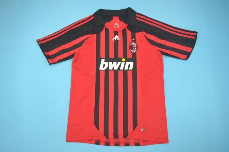 Camiseta Retro AC Milan 07/08 Personalizada