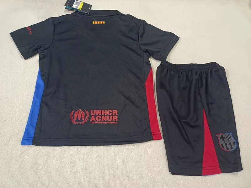 Camiseta Del FC Barcelona 24/25 Segunda Equipación Talla Niño