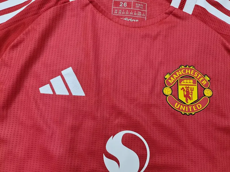 Camiseta Del Manchester United 24/25 Primera equipación Talla niño