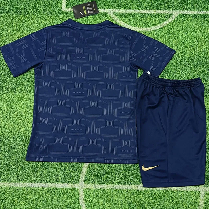 Equipación de Entreno Azul del FC Barcelona Talla niño