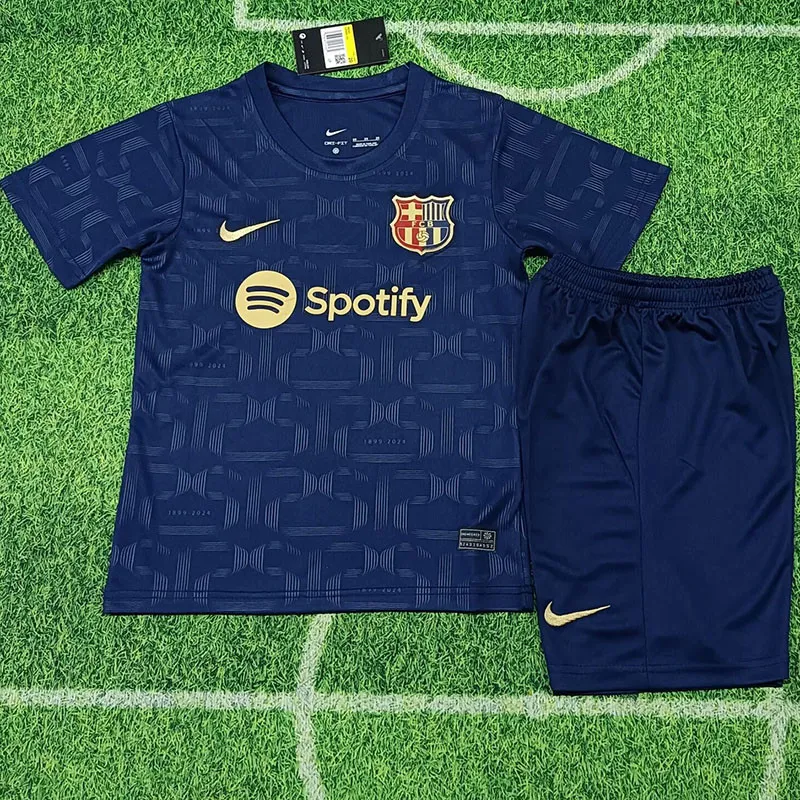 Equipación de Entreno Azul del FC Barcelona Talla niño