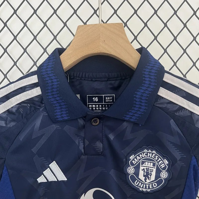 Segunda Equipacion del Manchester United Talla Niño