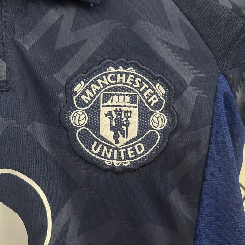 Segunda Equipacion del Manchester United Talla Niño