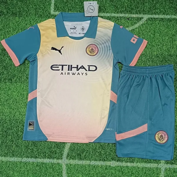 Camiseta del Manchester City Tercera Equipacion Talla niño