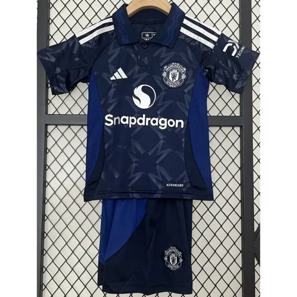 Segunda Equipacion del Manchester United Talla Niño
