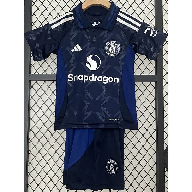 Segunda Equipacion del Manchester United Talla Niño