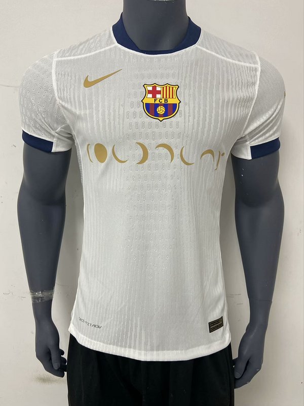 Camiseta del Barça Con Coldplay Blanca