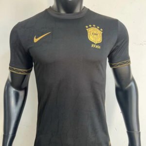 Camiseta Especial de la Selección de Brasil Negra