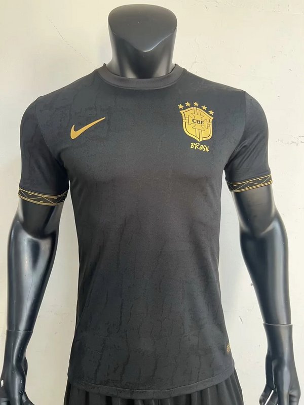 Camiseta Especial de la Selección de Brasil Negra