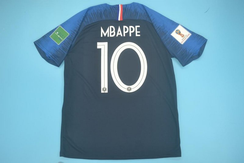 Camiseta de Francia Retro 2018 Mundial de Rusia